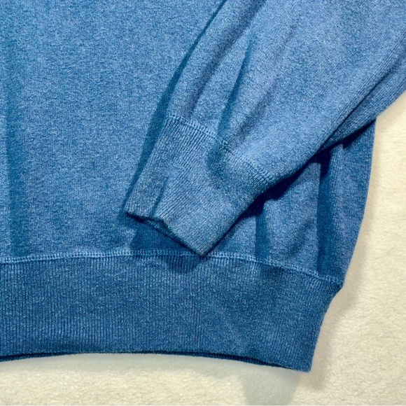 Polo Ralph Lauren Sweater Crewneck Knit Size XXL Blue, Burgundy Pony 100% Cotton - Picture 3 of 5